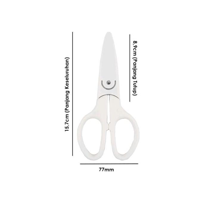 Jual Bebabies Stainless Food Scissors with Cover - gunting makanan ...