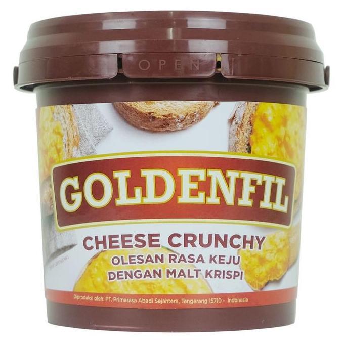 Jual Glow- Selai Roti Goldenfil Rasa Keju Cheese Crunchy & Spread 1 Kg ...