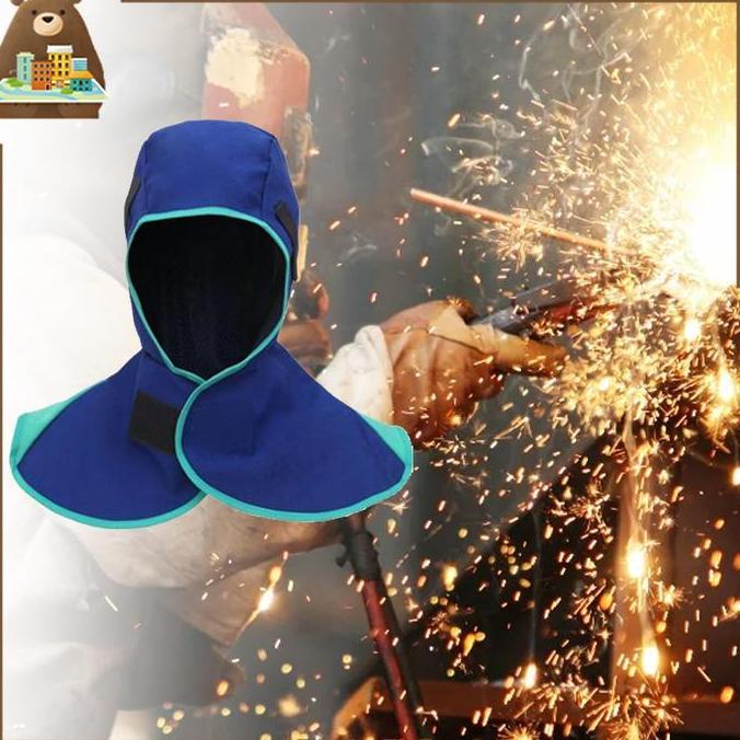Jual LEONAB Topi Las Welder Penutup Kepala Welder Topi Welding ...