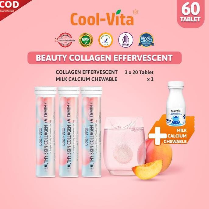 Jual Foirfe- [Mcn - 60+1Cal] 60 Tablet (3 Tube) Coolvita Collagen ...