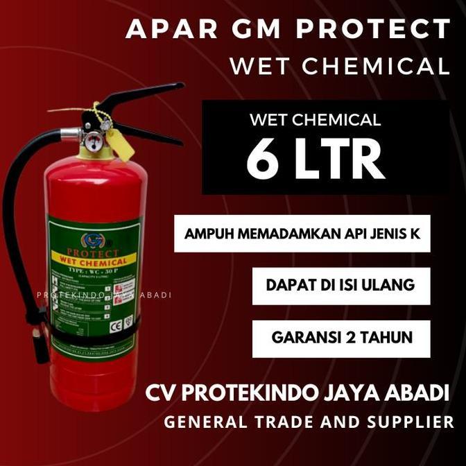 Jual APAR GM Protect Wet Chemical 6 liter Pemadam Api Kebakaran Kitchen ...