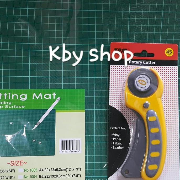 Jual PAKET CUTTING MAT A2 + ROTARY CUTTER | Shopee Indonesia