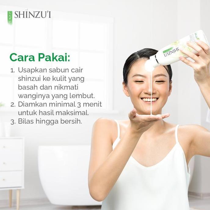 Jual Fupp- Shinzui Body Cleanser Kirei Pump 480Ml Isi 2Pcs | Shopee ...