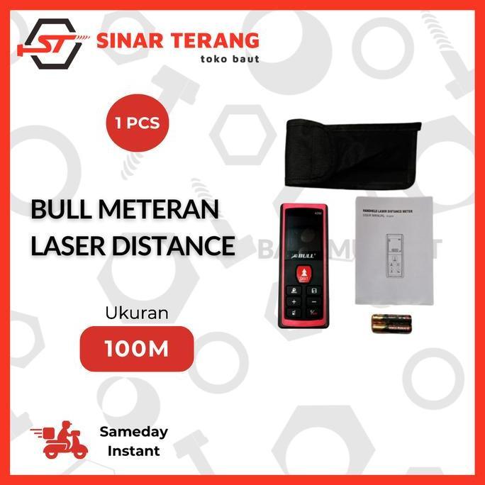 Jual Meteran Laser Distance Meter 100m | Meteran Digital Bull | Shopee ...