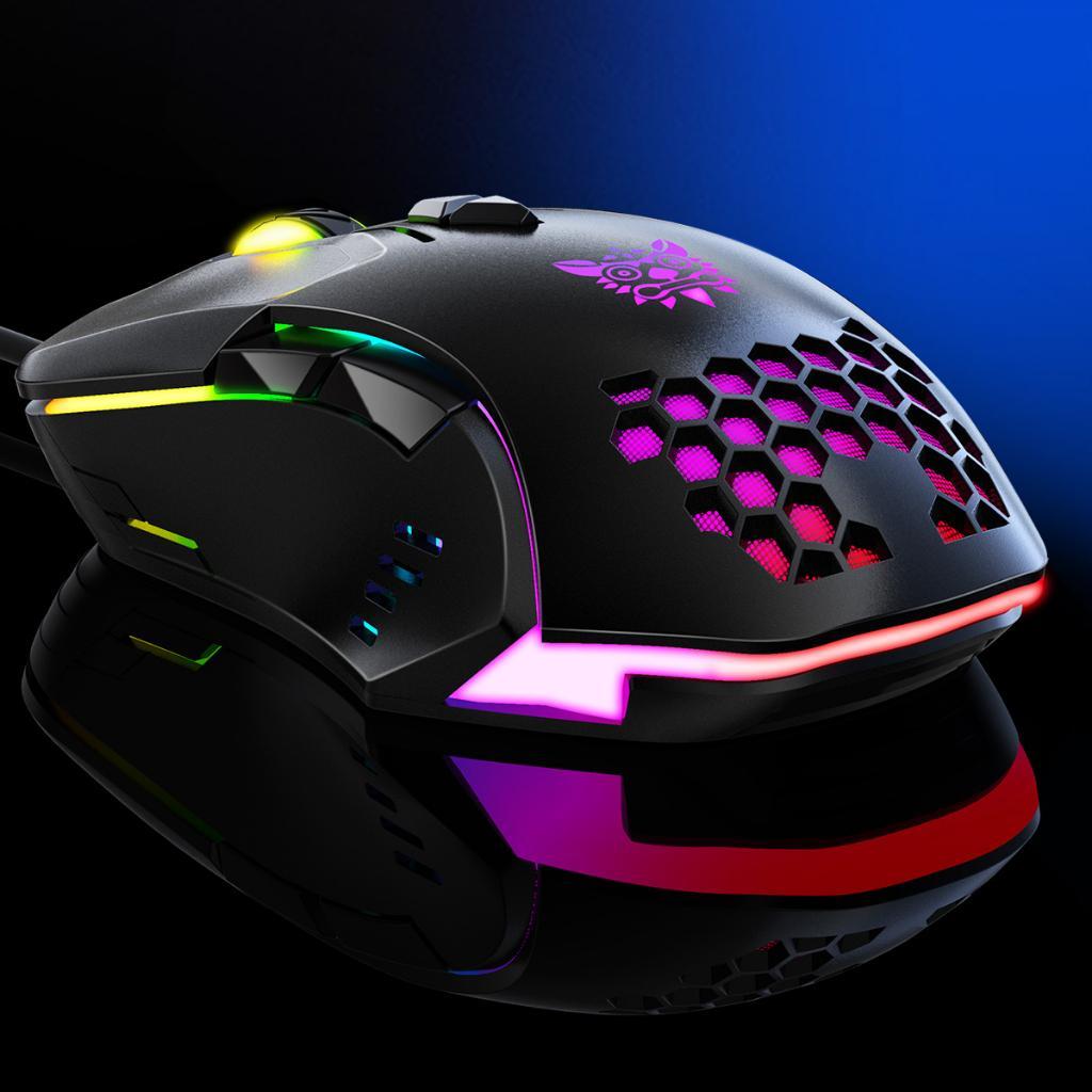Jual Onikuma Cw902 Mouse Gaming Wired Gaming Mouse For Pc Laptop Black ...