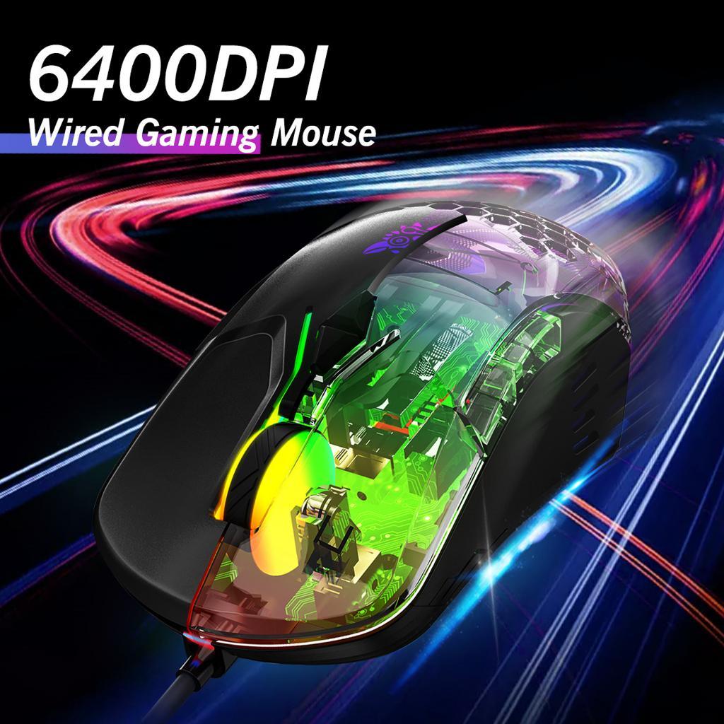 Jual Onikuma Cw902 Mouse Gaming Wired Gaming Mouse For Pc Laptop Black ...