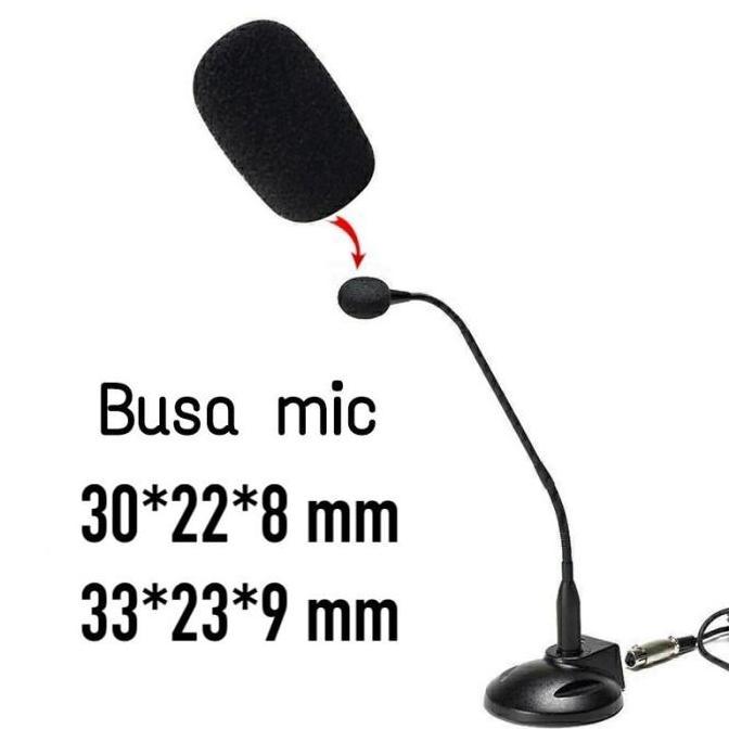 Jual CAVERLY Maxi Busa Microphone Condensor Foam Mic Podium Conference ...