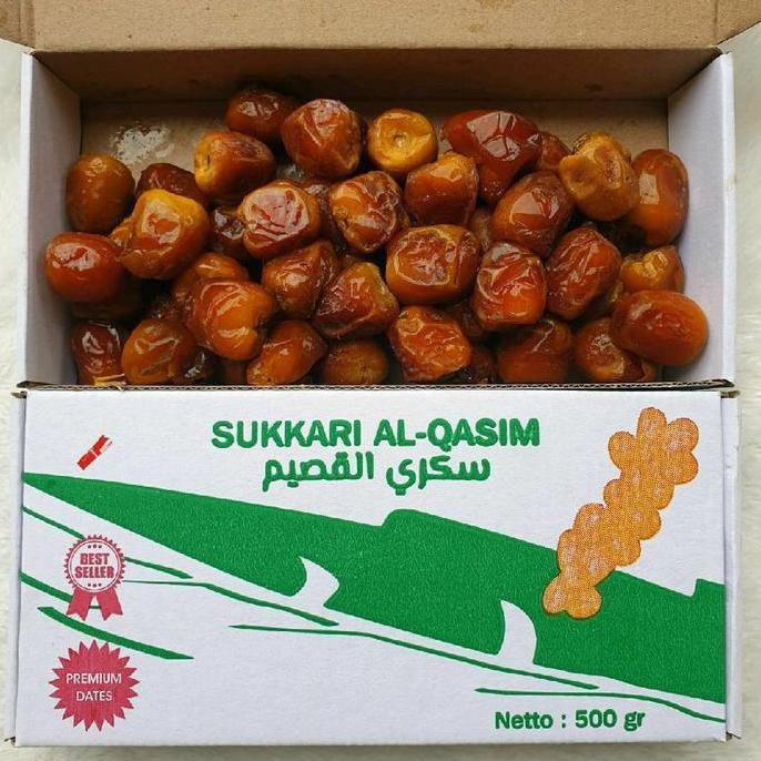 Jual Sukkari Al-Qasim Premium Dates 1 kg dan 500 gr Kurma Terbaik untuk ...