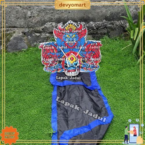 Jual Lapak Jadul Mainan Tradisional Barongan Devil Naga Spon Jumbo Biru ...
