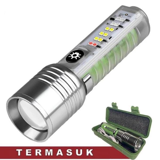 Jual Senter Magnet Transparan Glow In The Dark / Senter Transparan 6 ...