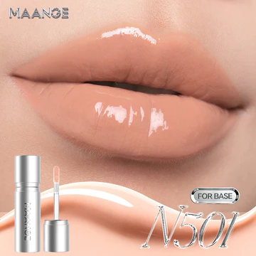 MAANGE Lip Tint Satin Glow Shine Hydrating Lip Glossy Tahan Lama Natural Finish 24 Warna MG L02