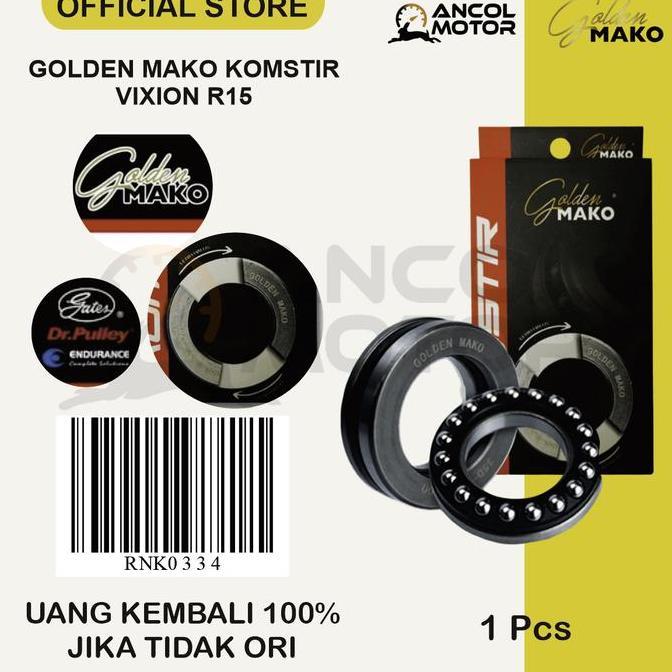 Jual Golden Mako Komstir Racing Vixion R15 Xabre MT15 Laher Setir ...
