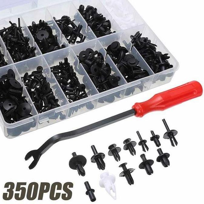 Jual URB Kunci Baut Rivet Mobil Universal 350 Pcs Push Pin Fasteners ...