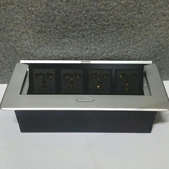 Jual YOTUDO Floor Socket Listrik 4 Lobang/ Socket Lantai Colokan ...