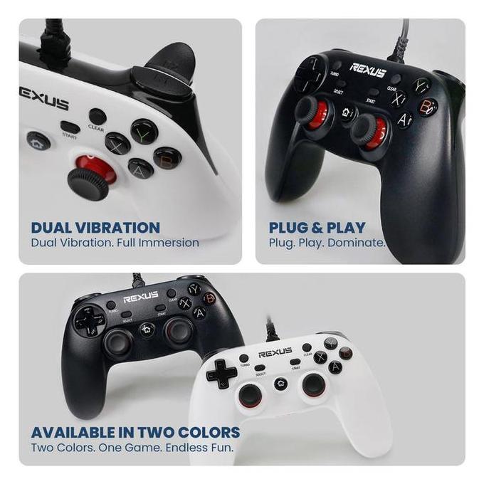 Jual Giocare- Rexus Gladius Gx1 / Gx-1 Pro Gaming Gamepad / Joystick ...