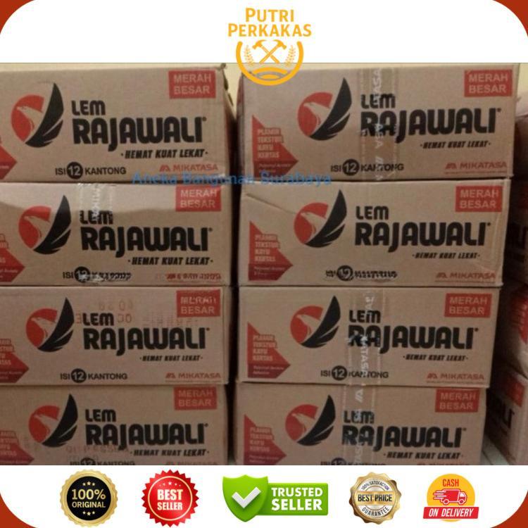 Jual Lem Rajawali Dus Isi 12 Bungkus | Box Dos Kemasan Merah Besar 1 Kg ...