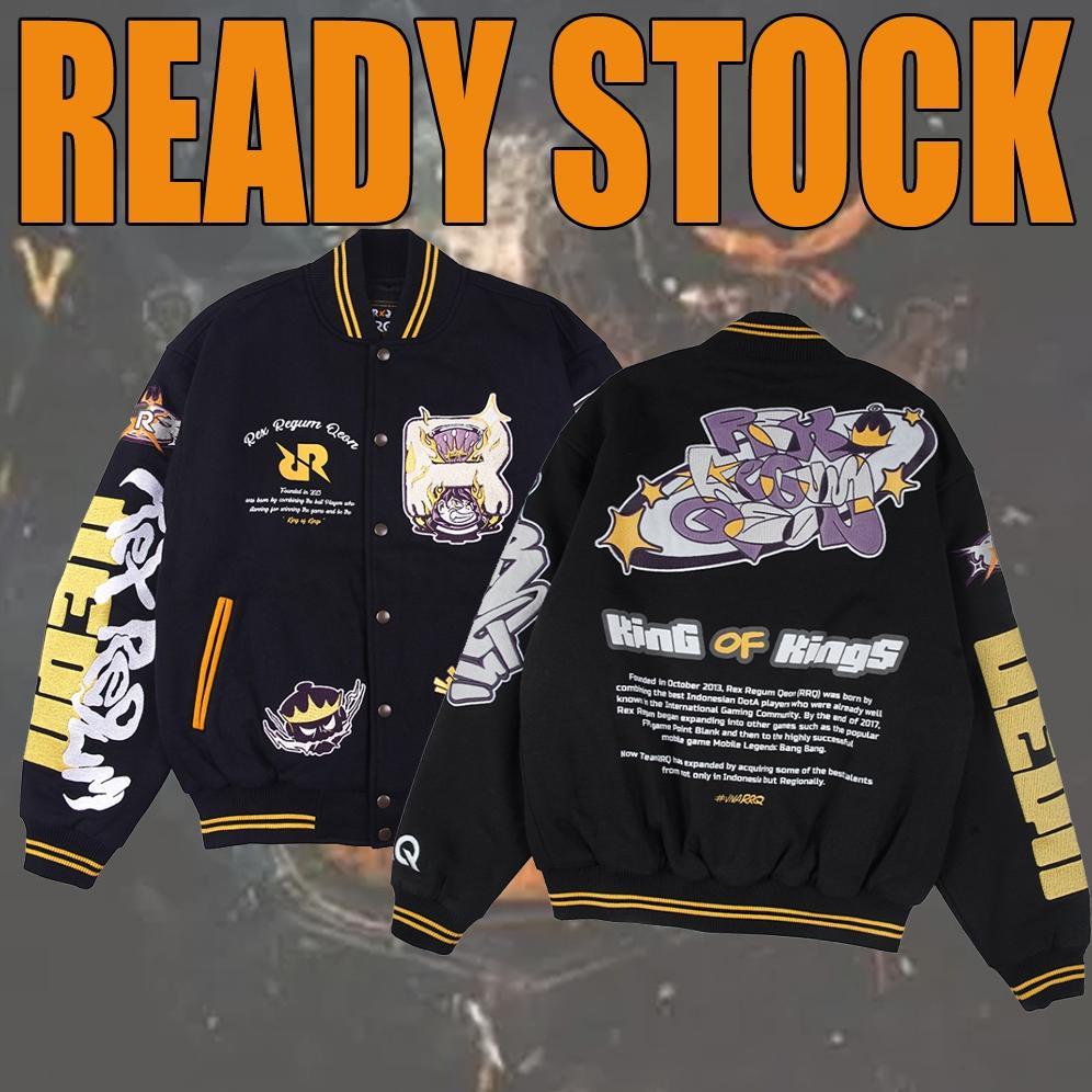 Jual RECOMMENDED JAKET VARSITY RRQ 