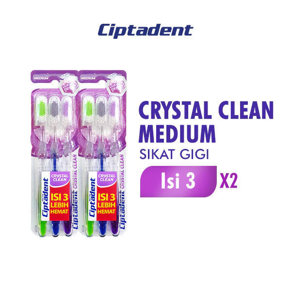 Review Ciptadent Sikat Gigi Crystal Clean