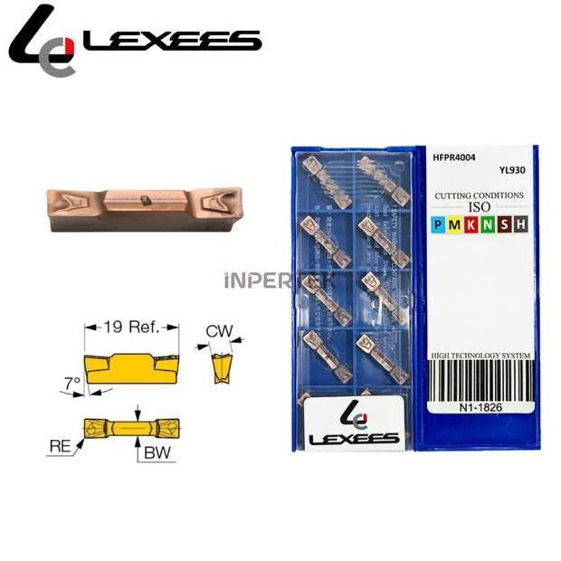 Jual QARACK Insert HFPR 4004 LEXEES Pahat Bubut Grooving HFPR 4mm Mata ...