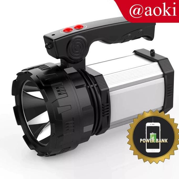 Jual AOKI Senter commander 40w lhitium jumbo hi power super terang ...