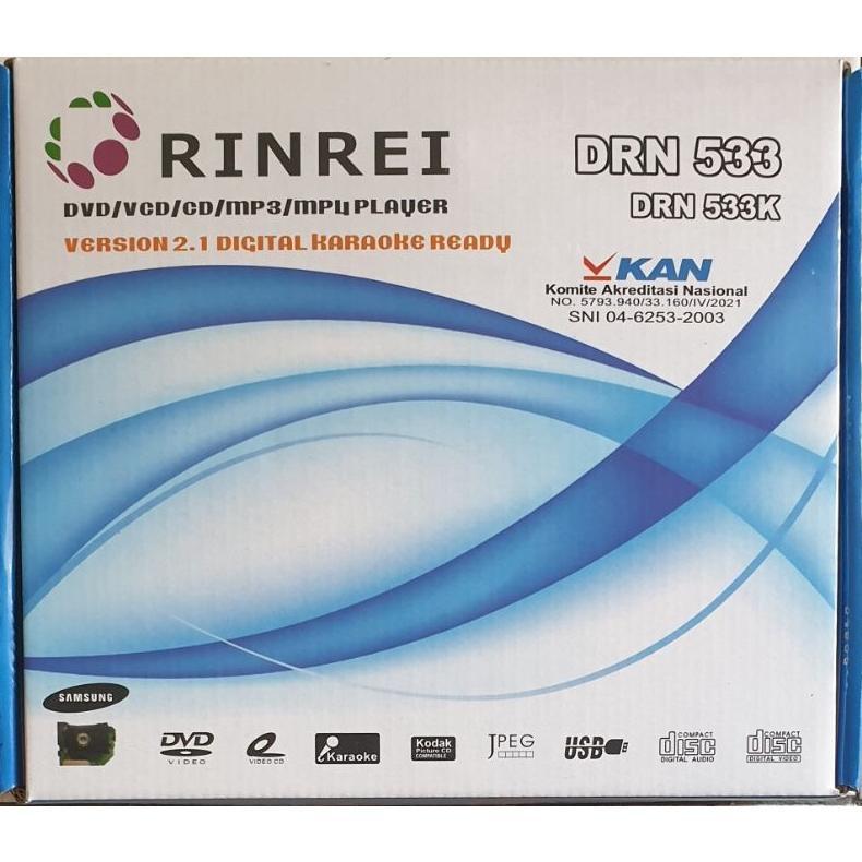 Jual Dvd / Vcd / Cd Karaoke Rinrei Drn533K Mini Player Usb | Shopee ...
