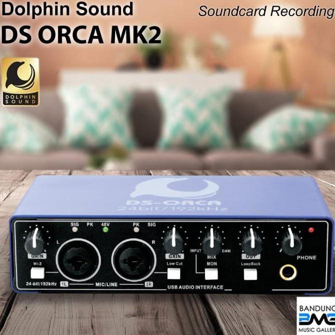 Jual Dolphin Sound DS ORCA Audio Interface Soundcard Recording / DS ...