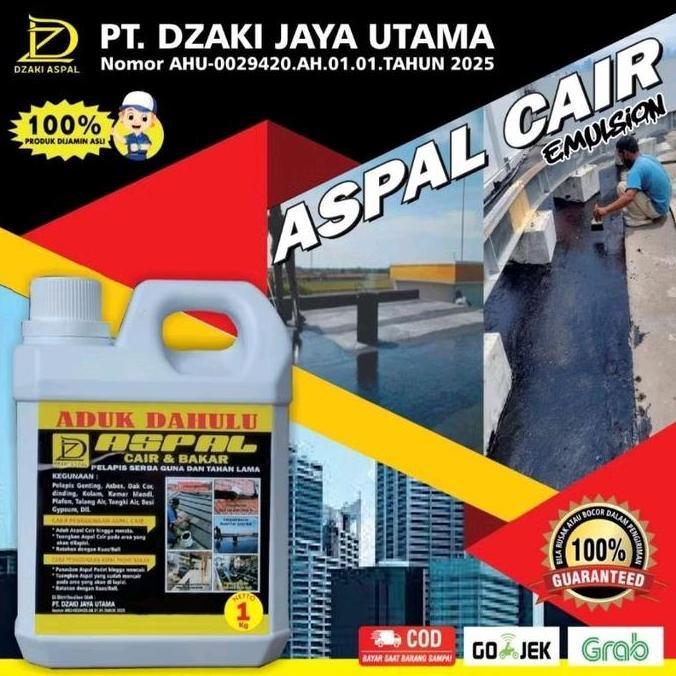 Jual ORIGINAL Aspal Cair Emulsion 5Kg Anti Bocor Besi Pelapis Serba ...