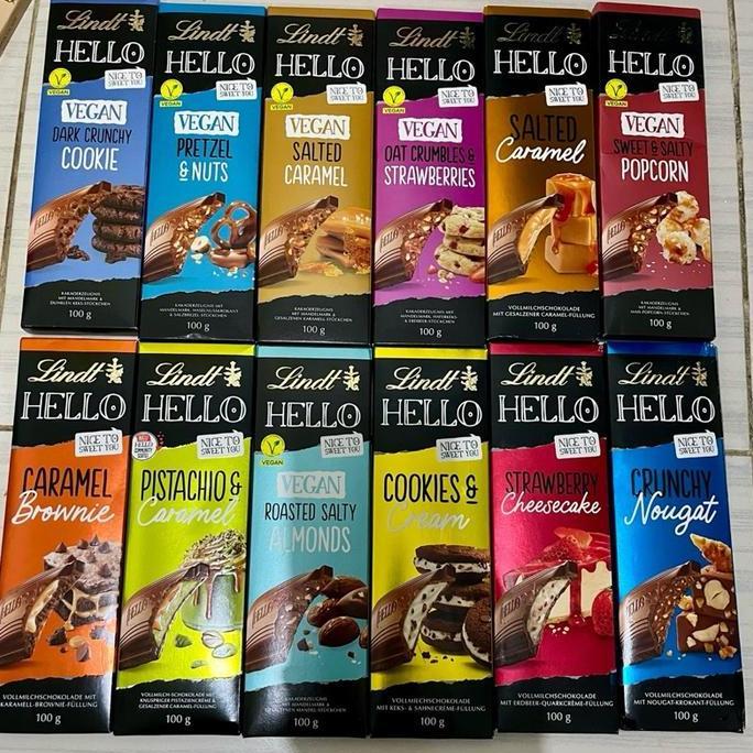 Jual Lindt Hello Chocolate Bar Germany 100gr | Shopee Indonesia
