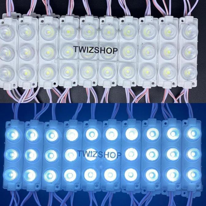 Jual Litcx- (Isi 10 Pcs) Lampu Led Module 3 Mata 3 Watt 12 Volt 24 Volt ...