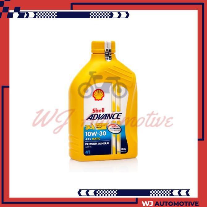 Jual Shell Advance AX5 Matic 20W40 4T 800ml Oli Mesin Motor Metic 20W ...