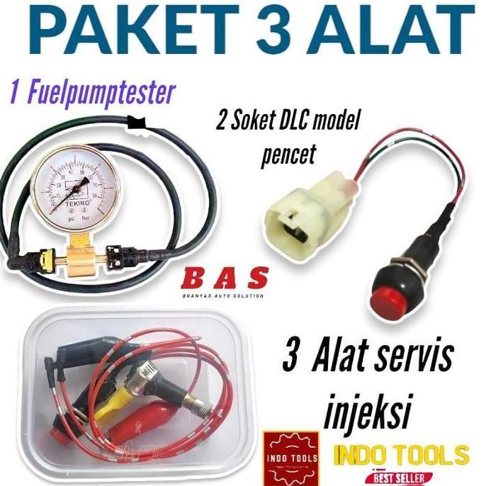 Jual Paket Alat Ukur Tekanan Fuelpump Motor Injeksi + Alat Servis ...