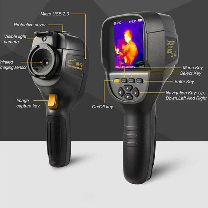 Jual APX Thermal Camera HT-19 HTI Imager Infrared Thermometer HT19 IR ...