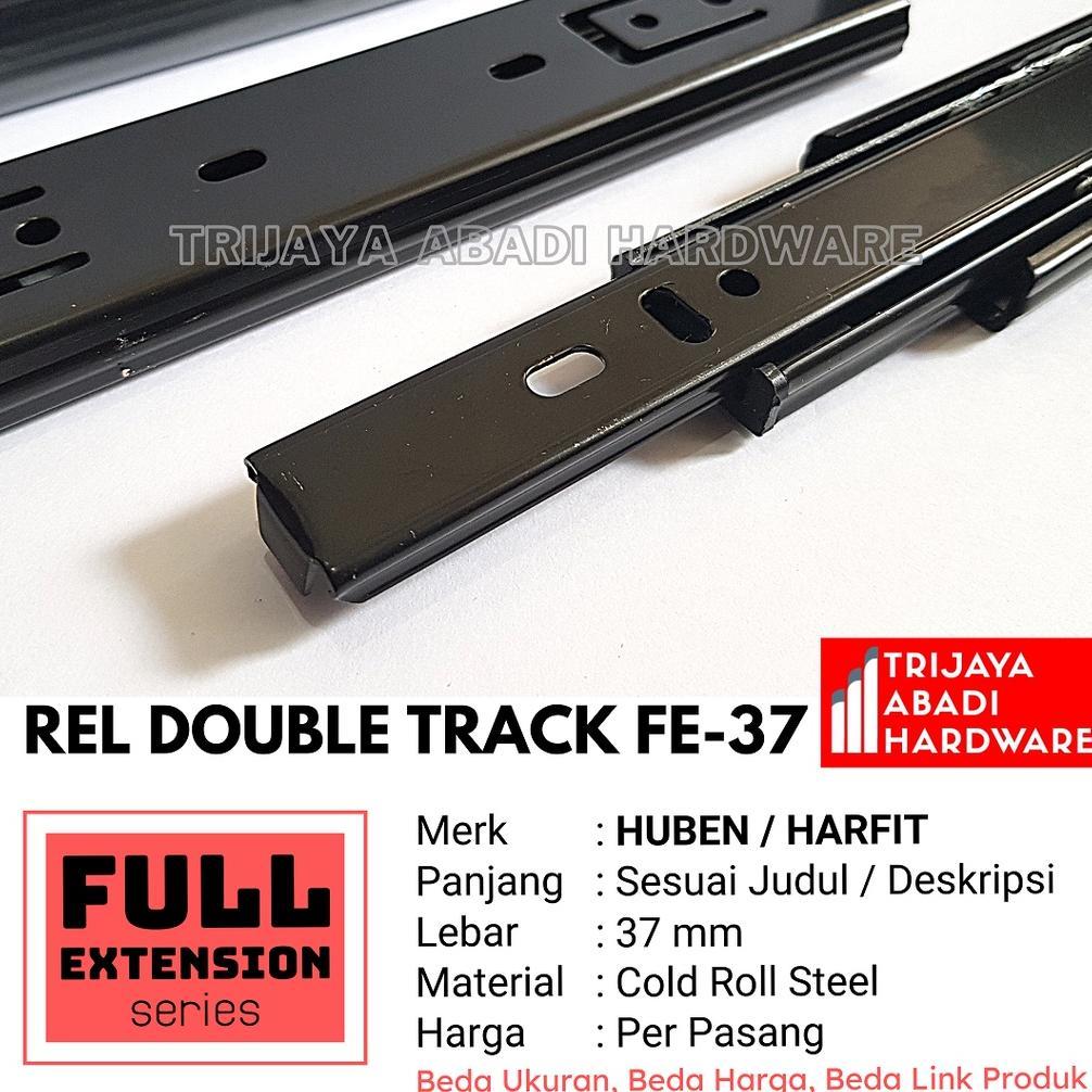 Jual Rel Laci Double Track 50 CM FE37 Full Extension HUBEN | Shopee ...
