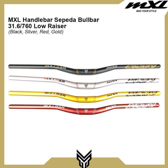 Jual MXL Stang Sepeda Handlebar Bullbar 31,8 760mm Low Riser Steering ...