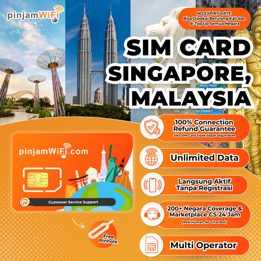 Jual Sim Card Singapore Malaysia Internet Total Quota | Simcard ...