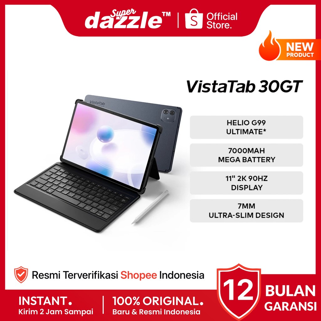 Jual Tablet ITEL VistaTab 30GT 4G LTE 6/128 GB Original Resmi Official ...