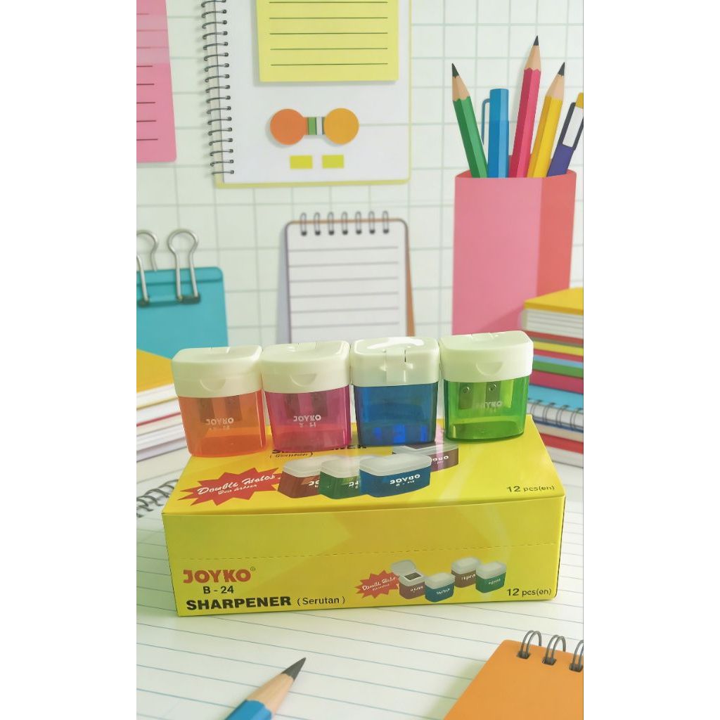 Jual peruncing Pensil Joyko B-24- Warna Campuran/Mudah Digunakan ...
