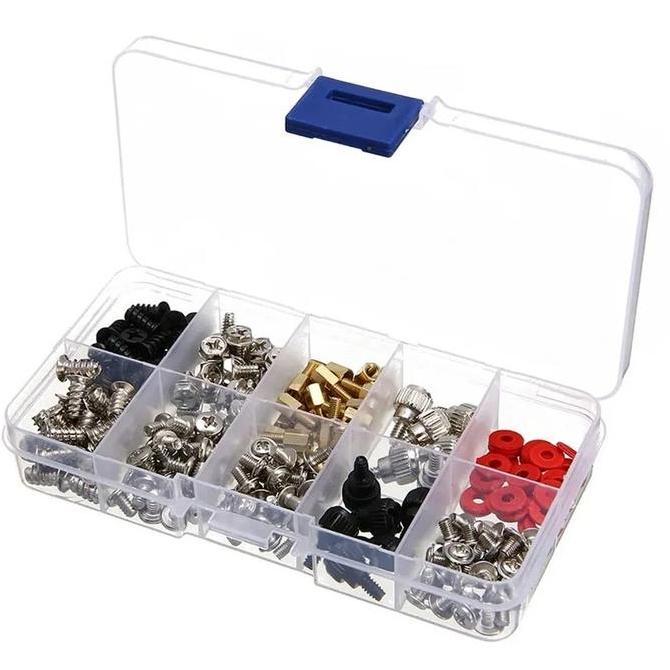 Jual Paket Lengkap Baut Komputer 228Pcs Mur PC Screw Set Lengkap CPU ...