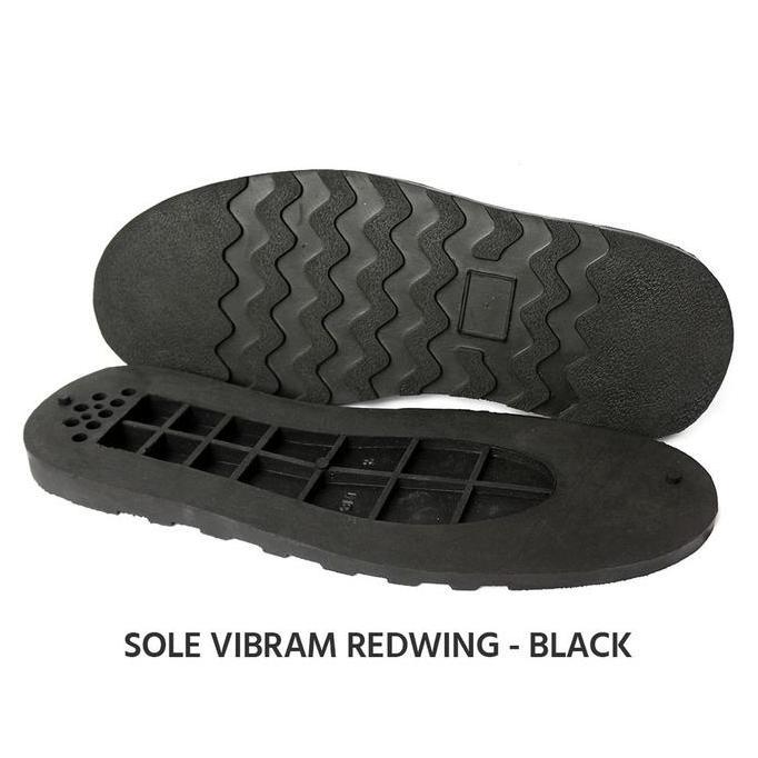 Jual Ready sol redwing vibram hitam dan krem karet, sol potong | Shopee ...