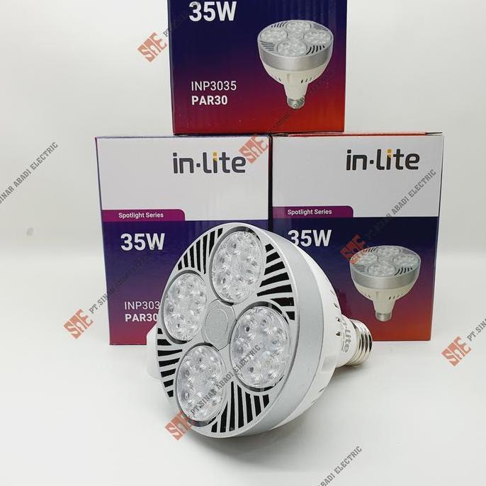 Jual Lampu Sorot Par 30 / 35W 35 Watt Inlite INP3035 E27 3000K 4000K ...