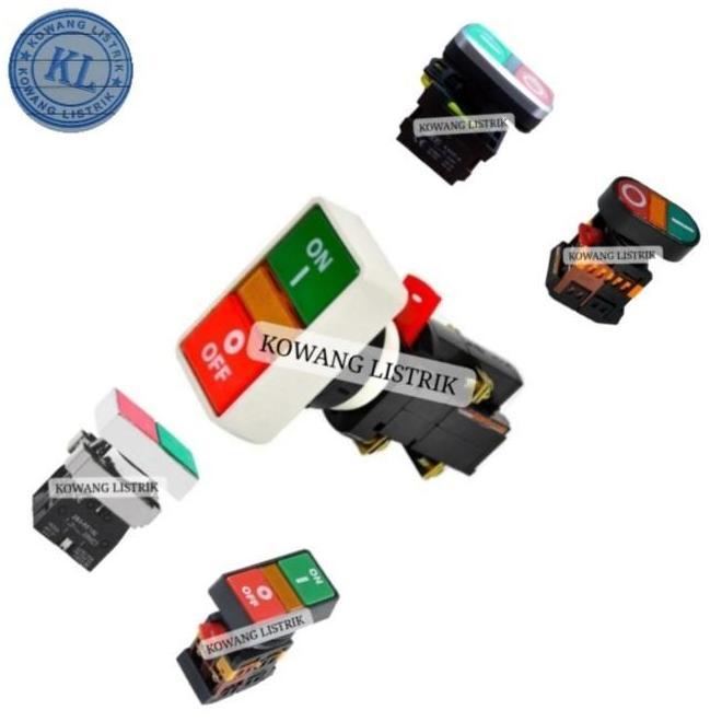 Jual Command Switch Double Push Button Tipe Pb30N Merah + Hijau Fort ...