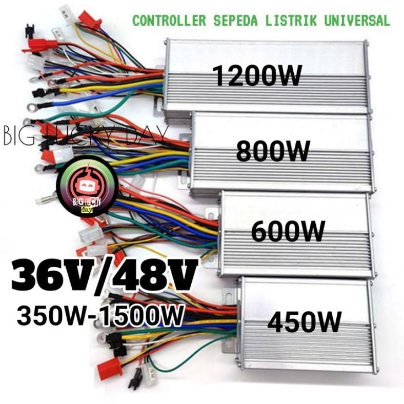 Jual CONTROLLER SEPEDA LISTRIK UNIVERSAL 36V / 48V 350W 450W 500W 600W ...