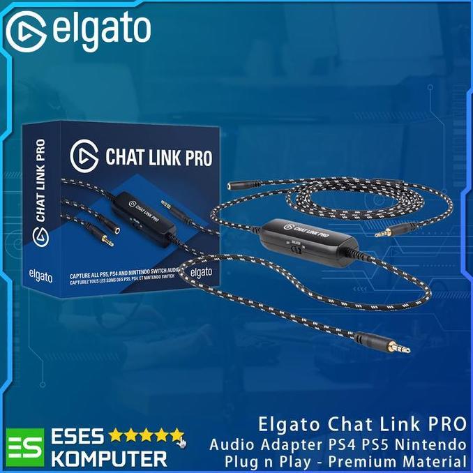 Jual Elgato Chat Link 4K PRO Audio Adapter PS4 PS5 Nintendo Switch ...