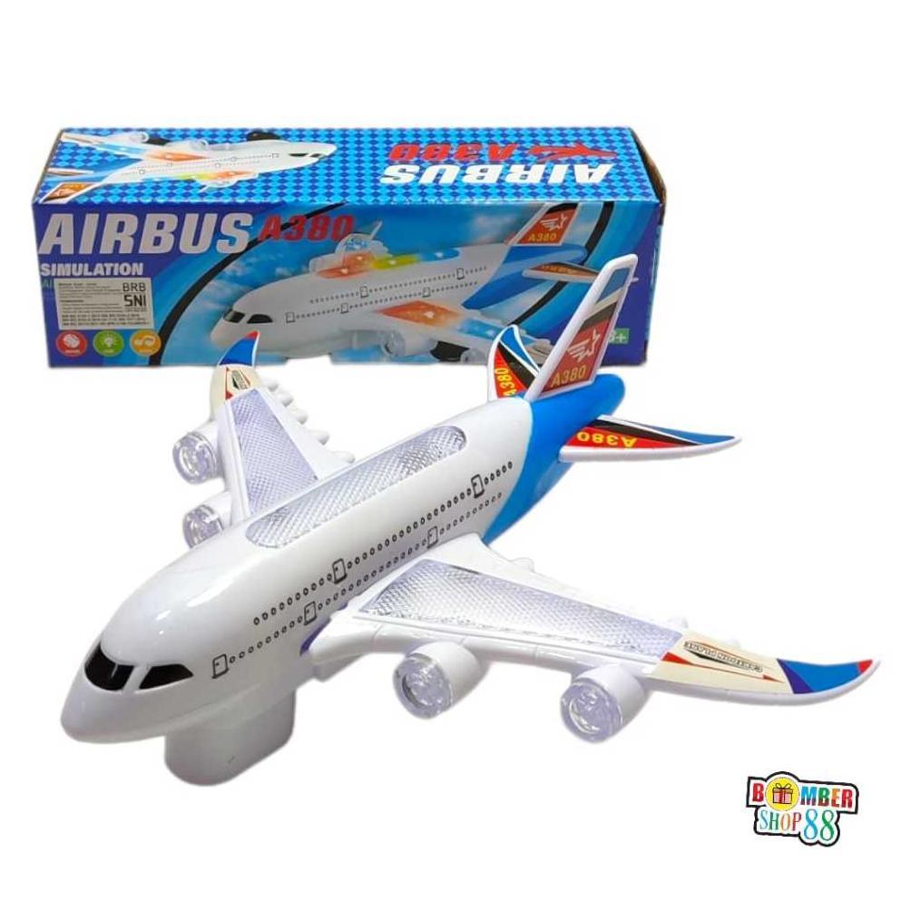 Jual BEST SELLER Mainan Anak Pesawat Terbang AirPlane Airbus Garuda ...