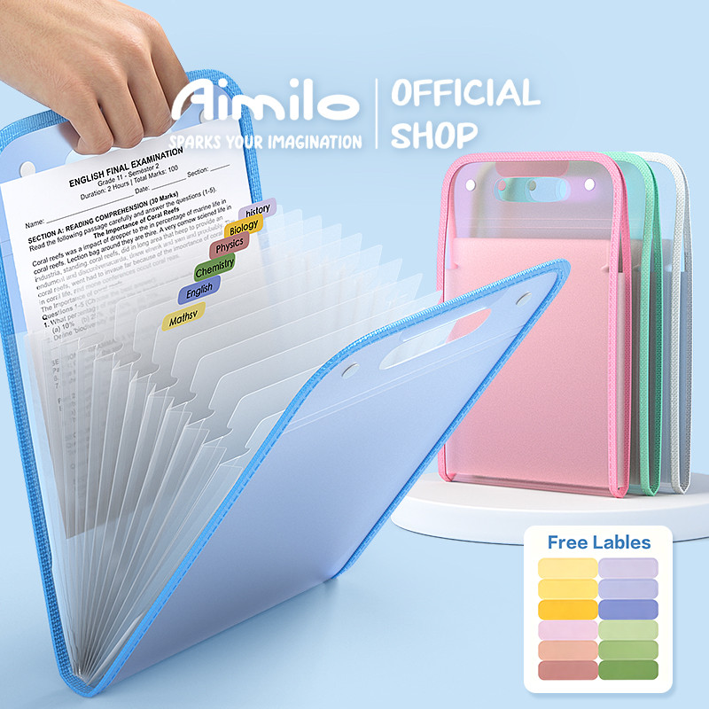 Jual [READY] Aimilo Tas Dokumen A4 Map Dokumen Tas File Handle Partisi ...