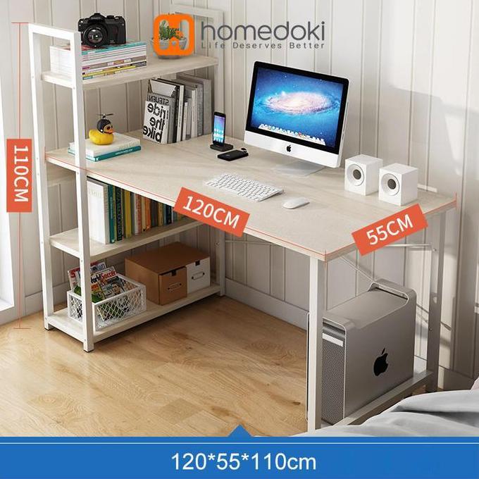 Jual Homedoki Meja Kerja Komputer Desktop Rumah Tulis Sederhana ...