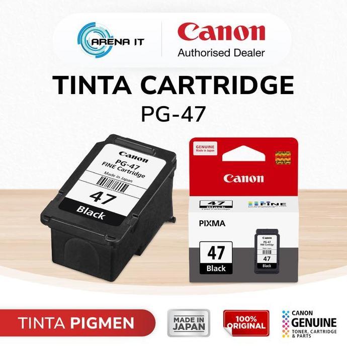 Jual rohimjanuari - tinta original canon 47 black pg47 - tinta canon ...
