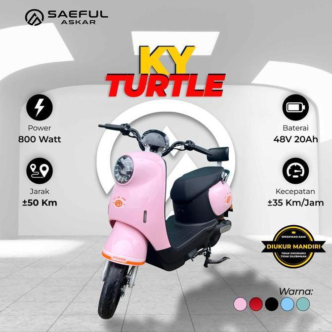 Jual Sepeda Listrik KY Kuangyu Turtle H8 Motor Listrik Green Tech ...