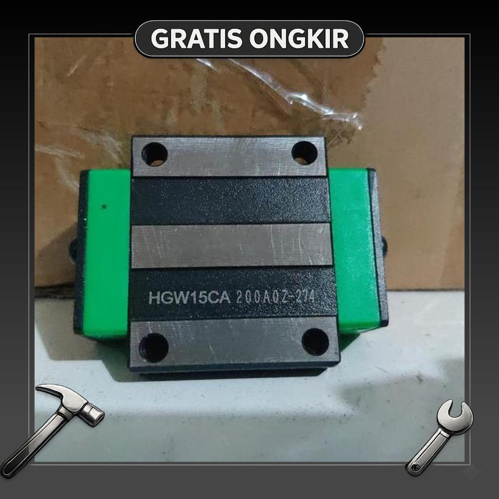 Jual Hgw15Cc Block Compatible Hgr15 Linear Guide Rail For Engrave ...
