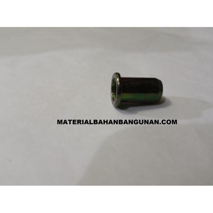 Jual Mur Paku Keling m 5 x 15mm Rivet nut Flat Head Mur Ripet Rifet ...